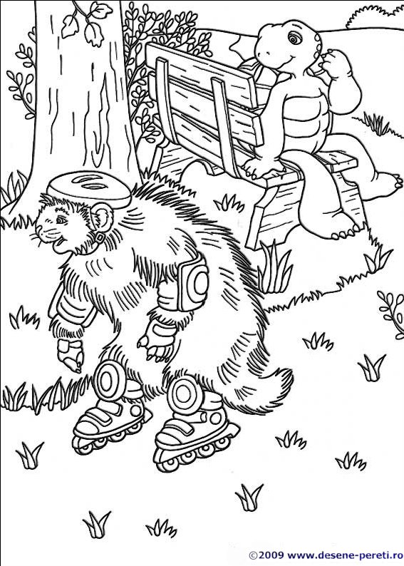franklin desene colorat